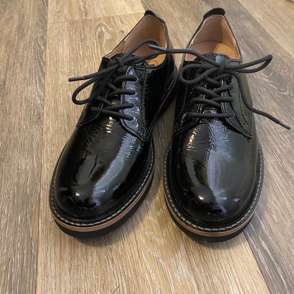 Taos Black Patent Shoes
